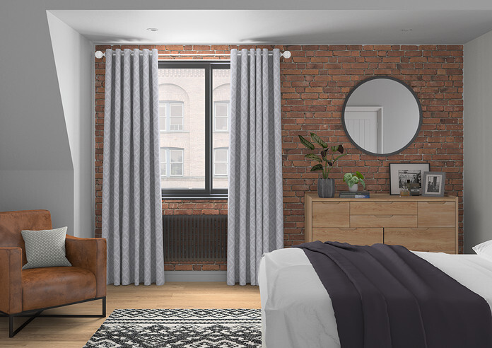 Parapet, Chrome - Made to Measure Curtains - Image 5